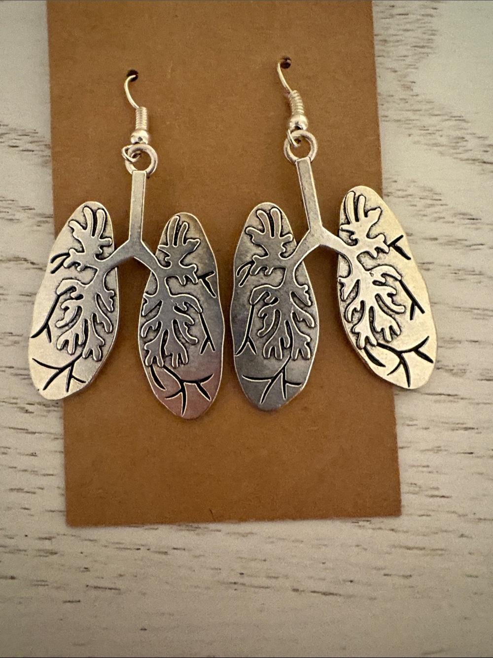 Lung earrings